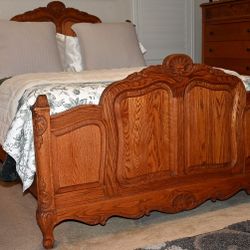 Bebe Paris Collection Solid Oak Bed Frame