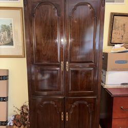 Traditional Cherry Wood Armoire