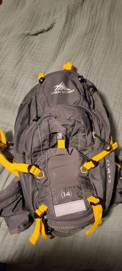 High Sierra hiking backpack