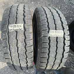 2)215/85/16 Continental $160 for both