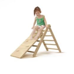 Montessori Pikler Triangle Slide/reverse Climber