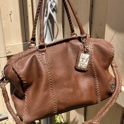 HEAVY DUTY LEATHER “OVERNIGHTER/TRAVEL” BAG BY TABITHA