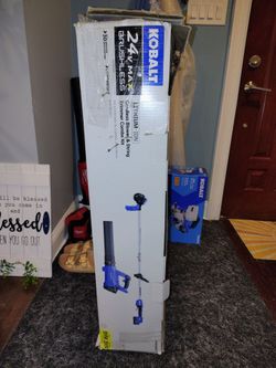 KOBALT CORDLESS BLOWER & STRING TRIMMER COMBO KIT