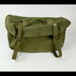 WWII US Army M1945 Boyt field cargo pack lower section waterproof Musette bag