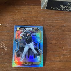 Will Craig Pittsburgh Pirates Rookie 2021 Panini Prizm #247 Red White Blue