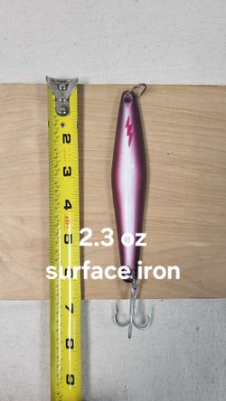 Red/white Surface Iron Jigs