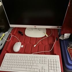 All-in-one HP Desktop Computer (White)