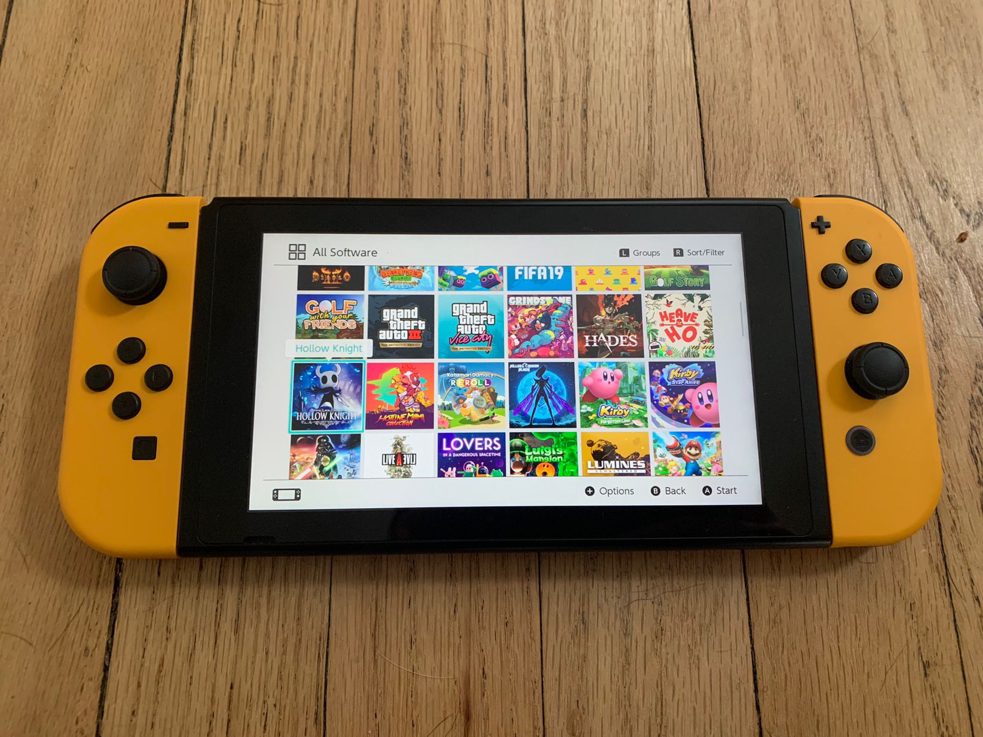 Yellow Nintendo Switch v1 CFW 1TB - Dozens of Games, Unbanned