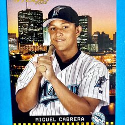 Miguel Cabrera 2004 Donruss Studio 2nd Year Card