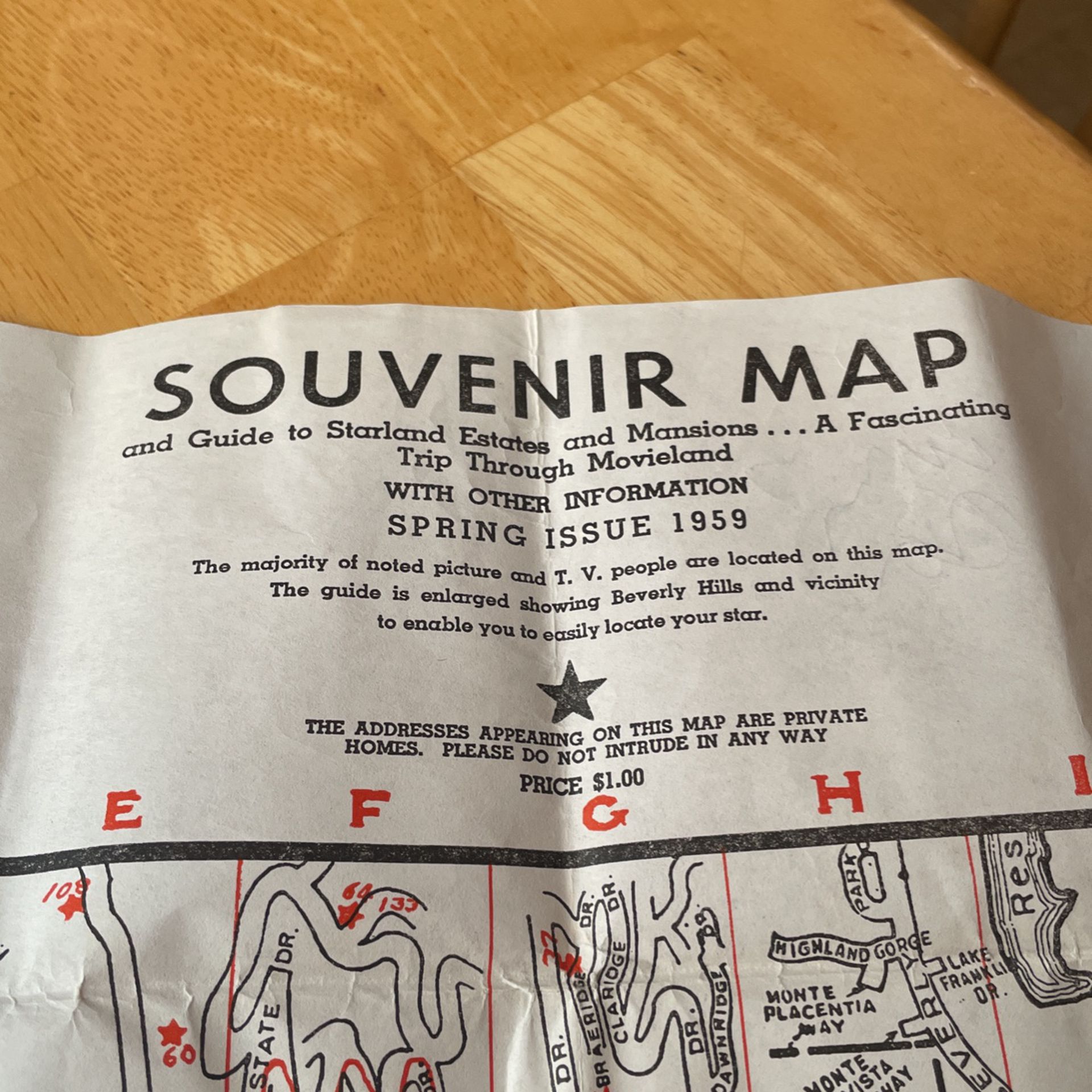 Souvenir Map