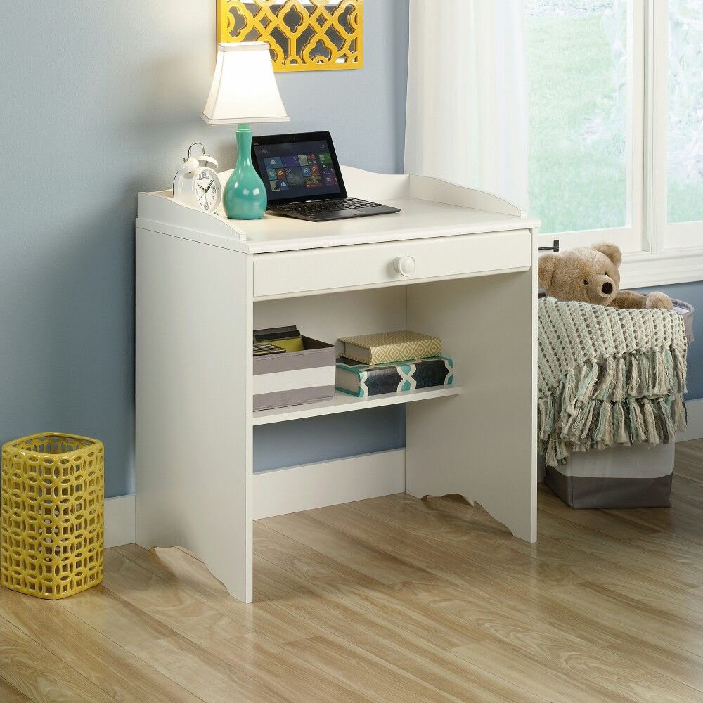 Sauder Storybook Kids Desk, Soft White 11c