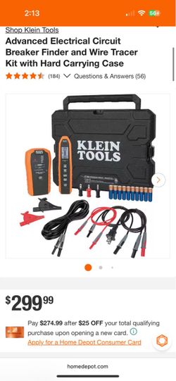 Klein Tool Et450 electrical circuit breaker finder