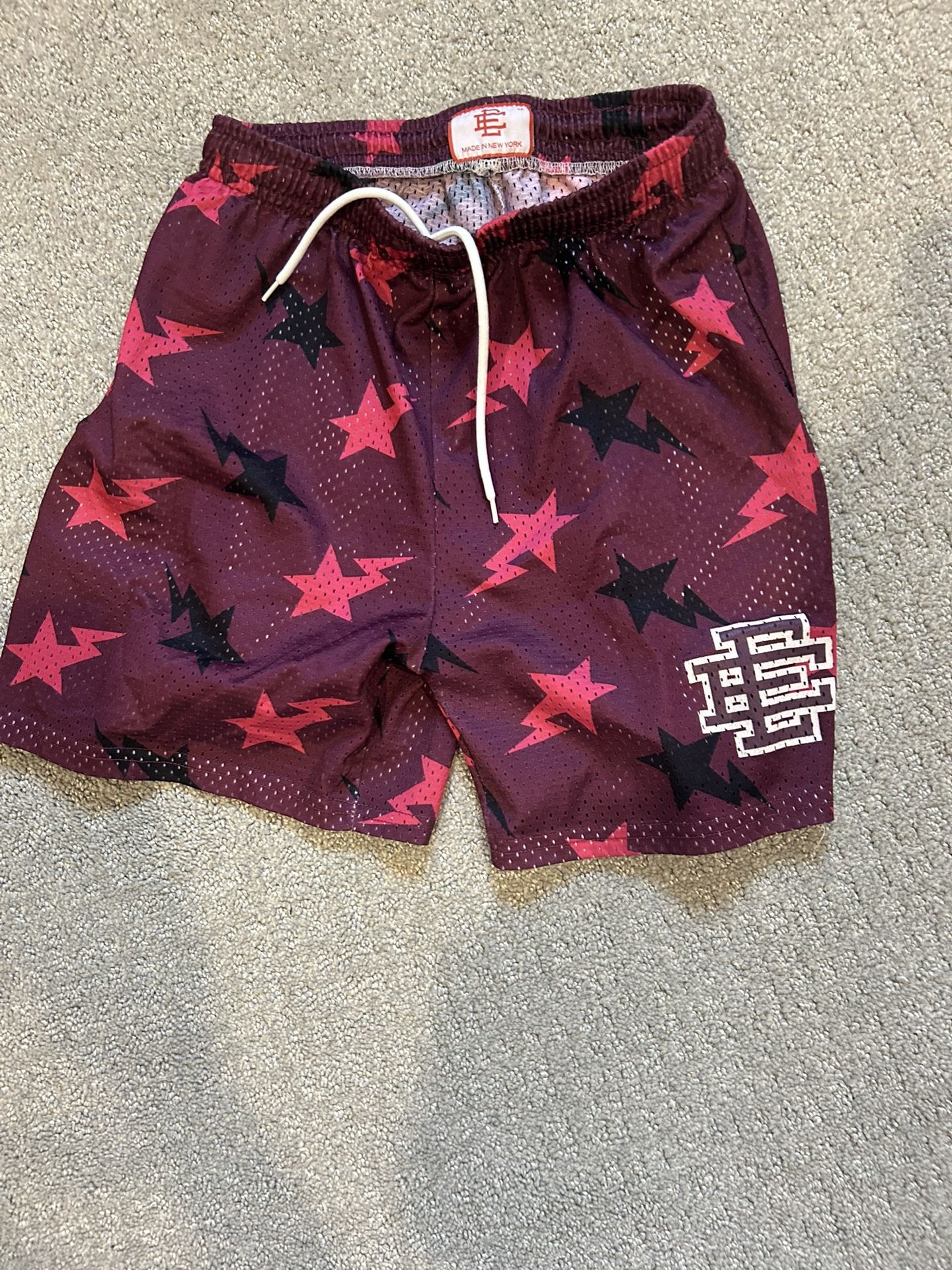 Erric Manuel Purple Bape Shorts