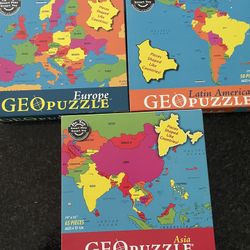 Geo  Smart Puzzle Bundle (Pristine Like Brand New)