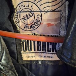 Heavy Leather Jacket Great For Bike