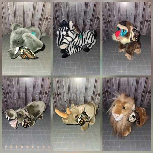 Jungle Joe Talking Stuffed Animals (6 Of Them)