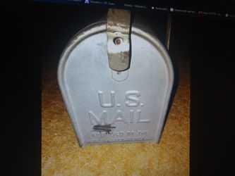 Antique Metal Mail Box