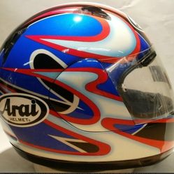 Arai Astro J Tempest 2 Blue Red Black Motorcycle Helmet Astral X Quiet - SMALL