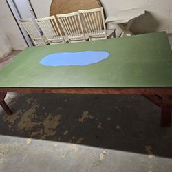 Train Table Hand Crafted