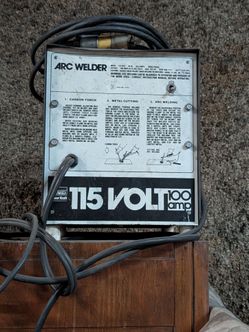 Vintage Montgomery Ward Powr-Kraft Arc Welder - 115V 100 Amp