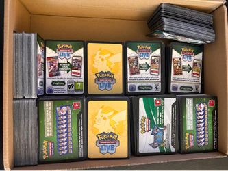 Pokemon QR Code Cards UNUSED 1500