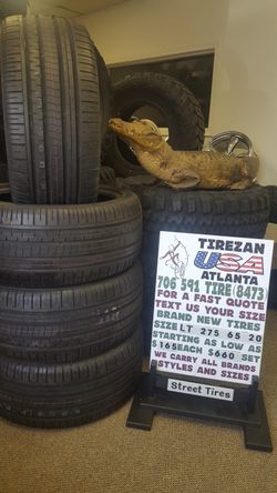 LT 275 65 20 BRAND NEW TIRE TIRES $165 EACH $660 SET