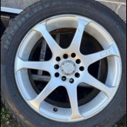 16” Rims (Montegi) With Tires 
