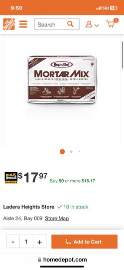 mortar mix