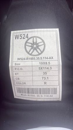 Brand new rims