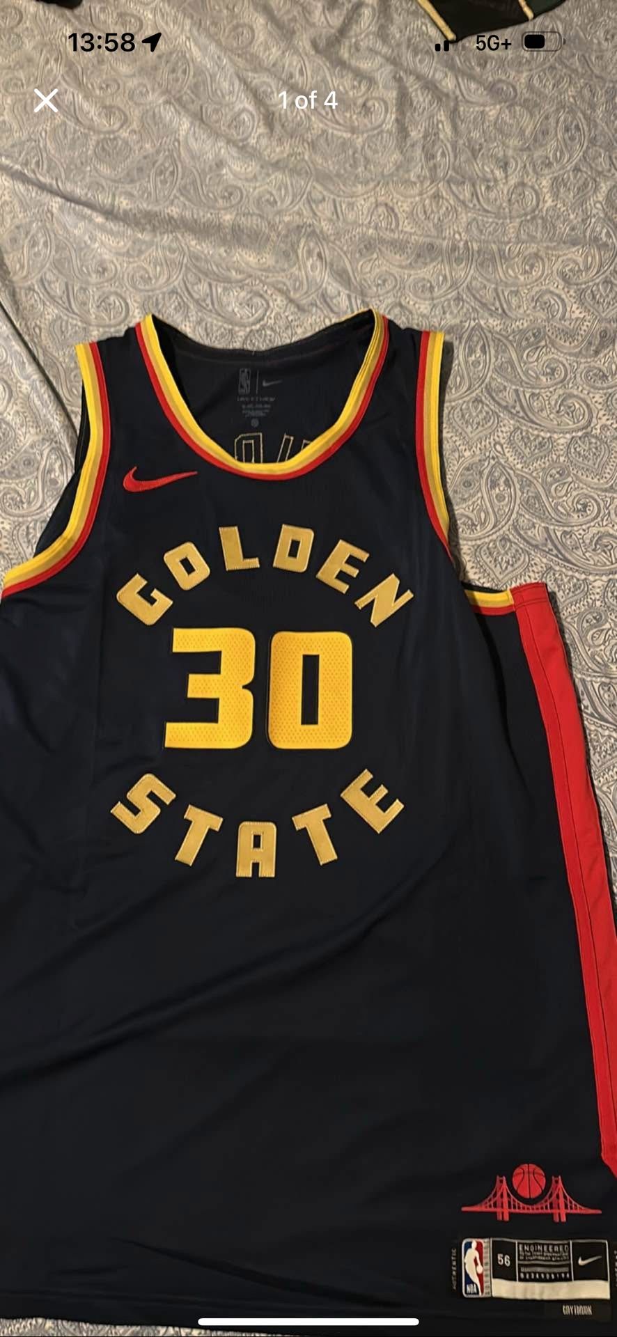 GSW Authentic Curry Jersey