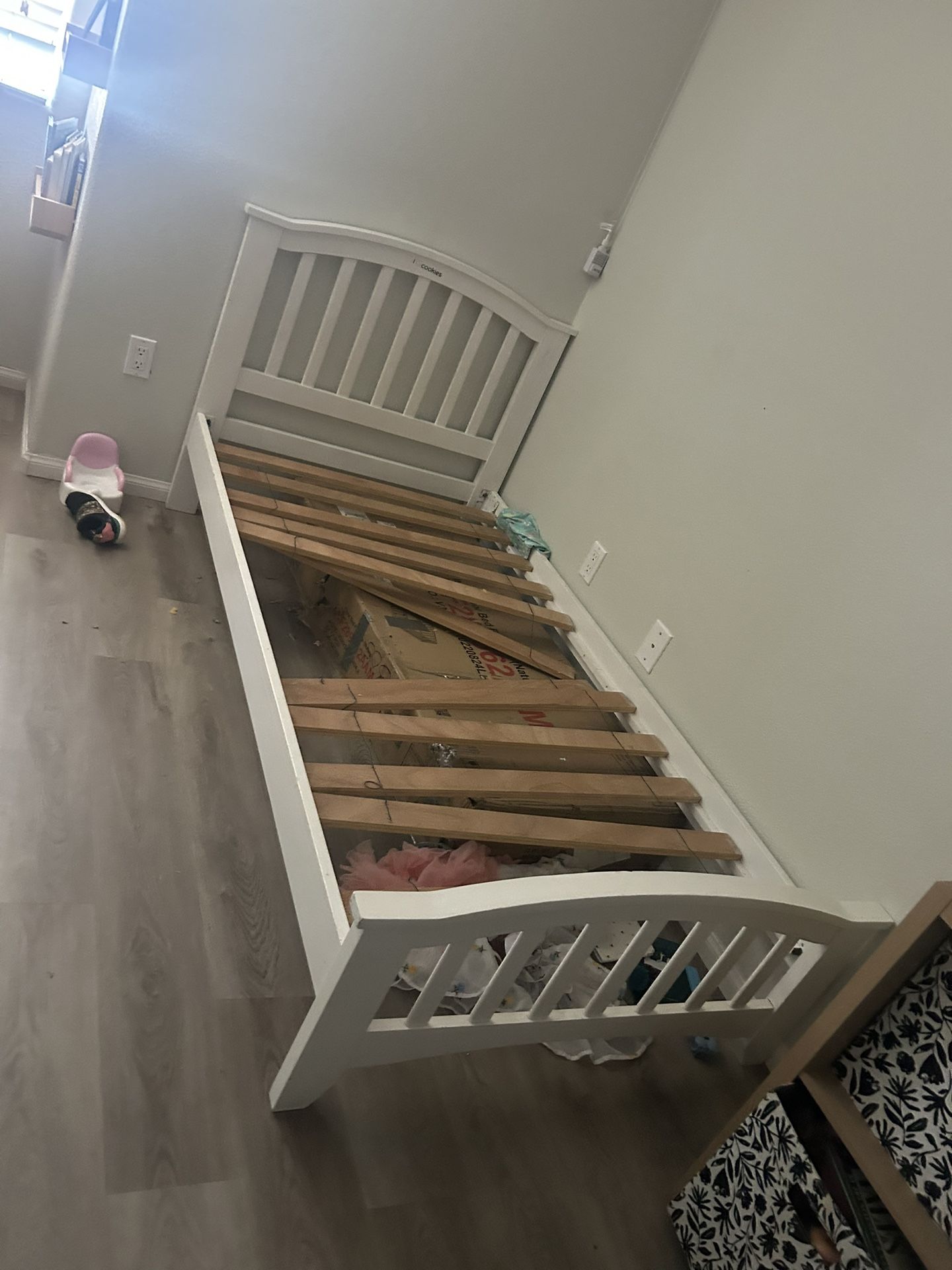 White Twin Bed Frame