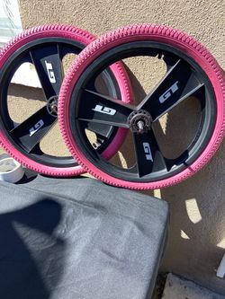 GT BMX 20"with Pink Tires – Set of 2