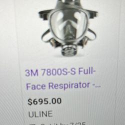 Full Face Respirator Model 7800