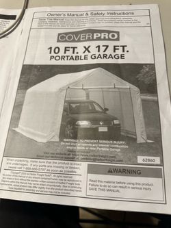 COVER PRO PORTABLE GARAGE