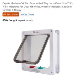 Magnetic Cat  Dog Flap Door
