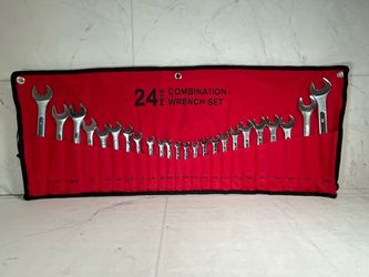 24 Piece Drop Forged Combination Wrench Set(A1G012185)