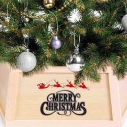 Wood Tree Collar for Artificial Trees