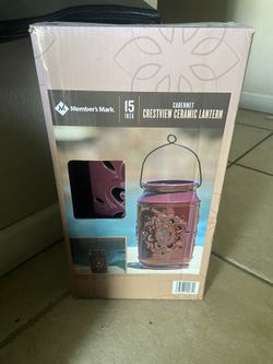 25” Ceramic Lantern