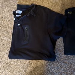Mens Polo Shirt With Zipper Front Pocket 