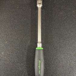 Snap On FHLF80AG 3/8 Dual 80 Long Handle Flex Head Ratchet Green Soft Grip