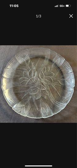 Vintage Arcoroc  10.75" dinner plates