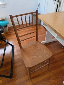 Hercules Series Natural Wood Chiavari Chairs