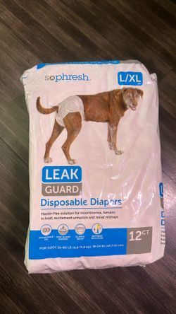 Disposable dog diapers