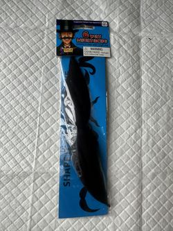 Deluxe Black Adjustable 6-Way BENDABLE Costume Moustache MUSTACHE New!!!