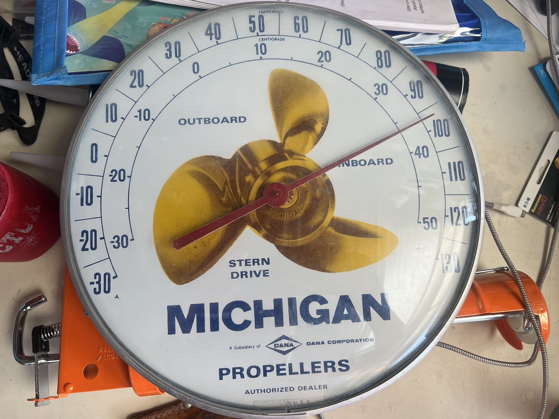 Michigan Propellers Vintage Thermometer