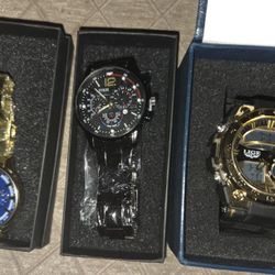 2 Men's Watches - New