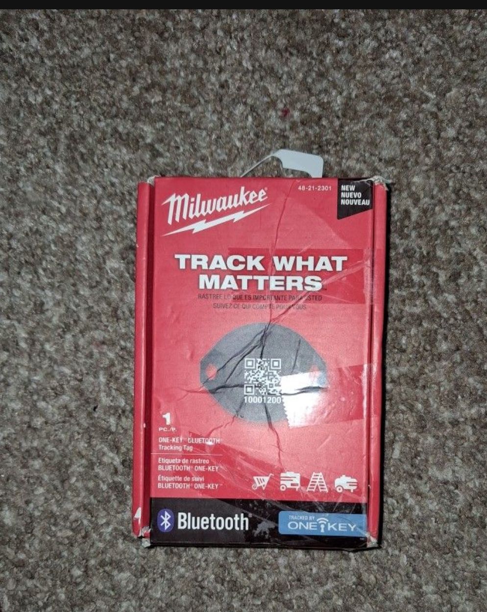Milwaukee Tool One Key Bluetooth Tracking Tag