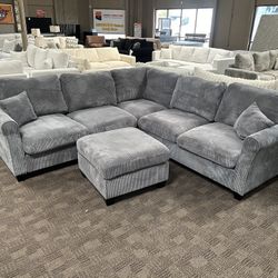 New Dark Gray Sectional 