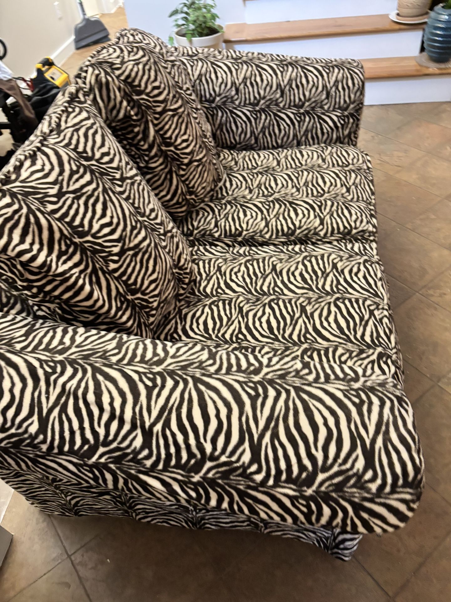 Small Zebra Couch 
