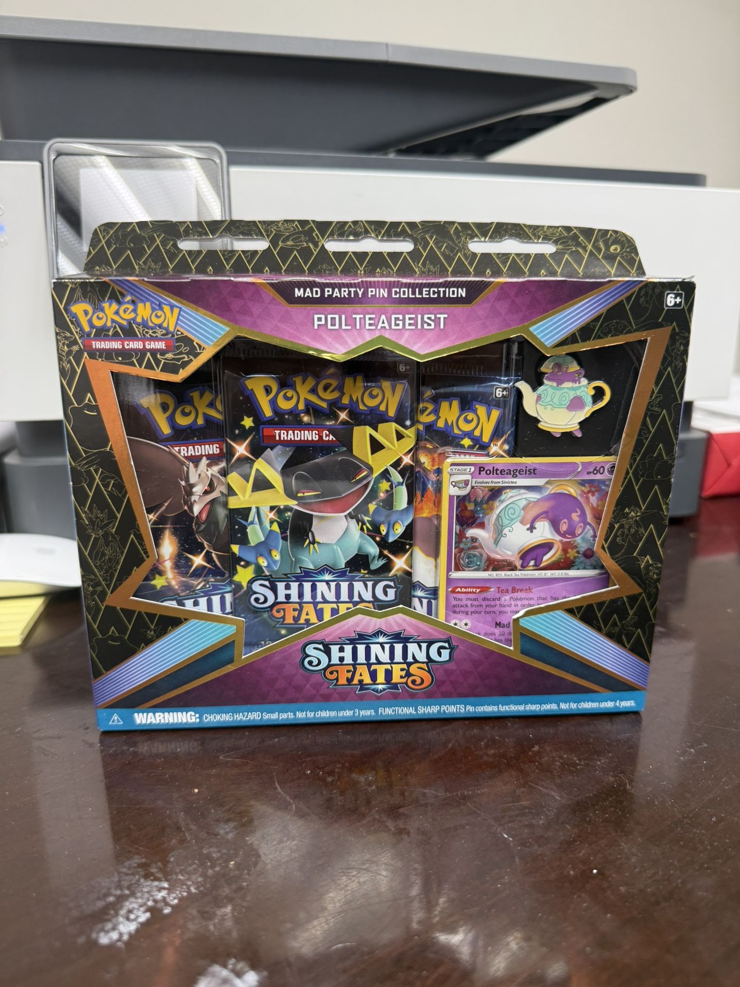 shining fates mad party pin collection